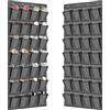 bssmmai Scarpiera porta a parete con 4 ganci, organizer da appendere con 28 grandi tasche, organizer per scarpe, adatto a 14 paia di scarpe per dormitori, appartamenti e camper