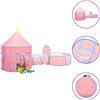 vidaXL Tenda da Gioco per Bambini Rosa 301x120x128 cm