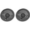 DMiotech 2 pezzi 2 W 8 Ohm 50mm Diametro FAI DA TE Altoparlante Magnetico Forma Rotonda Altoparlante Interno di Ricambio per Altoparlante FAI DA TE Nero