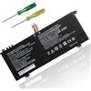 OPAHUTER Batteria di ricambio 7,6 V, 6000 mAh, 4588105-2S 4588106-2S, compatibile con Dynabook Satellite Pro C50-E C50-H C50-J C50-G C40-H C40-J, per Medion Akoya E15403 40071698 40072 215 4588106