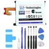 GLK-Technologies Batteria ad alta potenza per Sony Ericsson Xperia Z2 L50W LIS1543ERPC | Originale GLK-Technologies® 3400 mAh Kit di riparazione/attrezz