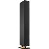 Audizio Arco - Altoparlante attivo con Bluetooth 5.4 - 160 Watt, impianto musicale e sistema audio home cinema, luce LED - USB, AUX, Optical, con telecomando - TWS - Nero