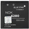 Blue Star Bluestar Batteria Ricambio Compatibile con Nokia N73/N93 1200 MAH Ricambio Batteria Nokia BL-6M