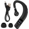 Ashata Auricolari Bluetooth IPX5 Impermeabile Bluetooth 5.2 Auricolari Rotanti 180° per Sport Corse Guida Affari