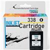Mondo Stampa Cartuccia Inchiostro 338 Nero Alta Capacità Compatibile con HP 338, Resa 470 Pagine (18ml), per Deskjet 460 5740, Officejet 150 H470, Photosmart 2573 C3100, PSC 1510