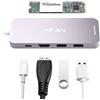 PNI Adattatore Minix NEO-S2GR con porta USB-C, disco a stato solido (SSD) da 240 GB, HDMI, USB Type-C, 2 porte USB 3.0