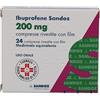 SANDOZ Ibuprofene Sandoz 200mg Antinfiammatorio Efficace 24 Compresse - SANDOZ - 025636059