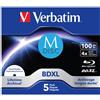 Verbatim 43834 disco vergine Blu-Ray BDXL 100 GB 5 pz - 43834