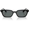 Ray-Ban Occhiali da Sole RB4456 667781 Zaya Nero/Grigio Scuro Unisex Polarizzati 53/19/145