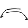 Aramox Canard Paraurti Anteriore Aerodinamico, 3 Pezzi di Ricambio per Splitter Spoiler Paraurti Anteriore Nero Lucido per Classe A W176 AMG-Line 2015-2018