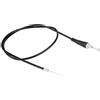 EVGATSAUTO Cavo dell'acceleratore EVGATSAUTO, acciaio inossidabile 110 cm, cavo dell'olio dell'acceleratore per moto a testa dritta in plastica per Pit Dirt Motor Trail Bike Motocross(M8 nero)