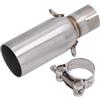 EVGATSAUTO Exhaust Middle Pipe Motorcycle Exhaust Middle Link Pipe Refitting Mid Tube Replacement for BEVERLY 125 300 MP3 125 250 300 LT X10 125