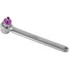 Aramox Chiave per Spurgo Freni Argento + Rossa, 11mm Chiave per Spurgo Frizione Liquido Freni Strumento di Spurgo per Sistema Frenante in Acciaio per Auto Camion Moto