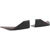 CHICIRIS Spoiler Angolare Paraurti Anteriore, Migliora Aerodinamica e Stile Sportivo, Splitter Labbro ABS Universale, Kit Aerodinamico per Auto Stradali Tuning e Miglioramento Estetico