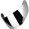 Aramox Visiera per Casco Moto, Protezione Antivento per Moto Visiera per Casco Visiera Integrale per AGV K1 K3 SV K5 K5‑S (d'argento)