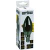 NITYAM Lampadina LED Filamento Fiamma 4W 180 Lumen attacco E14 - modello C37 colore Fumo - Colore illuminazione Bianco caldo 3000K - Angolo di illuminazione 360°