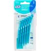 TEPE PRODOTTI IG.ORALE Srl TePe Scovolino Angle Blu Misura ISO 3, 0.6mm, 6 Pezzi, Pulizia Interdentale, Rimozione Placca