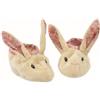 DUE SELVA Sas Augustin Rabbit Pantofole per Bambini, Egmont Toys, 1 Paio, Scarpe Divertenti, Lavabili a 30 Gradi