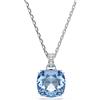 SWAROVSKI PENDENTE MILLENIA, TAGLIO CUSHION BLU