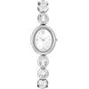 SWAROVSKI OROLOGIO IMBER OVAL, BRACCIALE IN METALLO, SWISS MADE ACCIAIO MIRROR