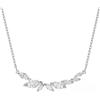 SWAROVSKI COLLANA MESMERA, TAGLIO MARQUISE, BIANCO, PLACCATO RODIO. 5759838