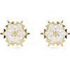 SWAROVSKI ORECCHINI A LOBO MAGIC, FIOCCO DI NEVE PLACCATO ORO GIALLO