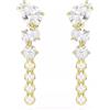 SWAROVSKI ORECCHINI MESMERA, TAGLIO MISTO, BIANCO, FINITURA 18K, 5747936
