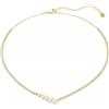 SWAROVSKI COLLANA MESMERA V, TAGLIO MISTO, BIANCO, FINITURA ORO 18K, 5747931