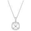 SWAROVSKI PENDENTE UNA ANGELIC, TAGLIO CUSHION PLACCATO RODIO