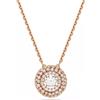 SWAROVSKI PENDENTE SUBLIMA, TAGLIO ROUND PLACCATO ORO ROSA