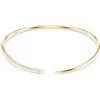 SWAROVSKI GIROGOLA CHOKER MESMERA, TAGLI MISTI, FINITURA ORO 18K M - 34.5 cm