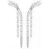 SWAROVSKI ORECCHINI MESMERA, TAGLIO MISTO, BIANCHI, PLACCATI RODIO, 5753675
