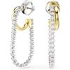 SWAROVSKI ORECCHINI HYPERBOLA, TAGLIO ROUND, MIX DI FINITURE, 5749366