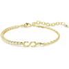 SWAROVSKI BRACCIALE MATRIX, TAGLIO ROUND, BIANCO, FINITURA ORO 18K, 5753925