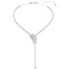 SWAROVSKI COLLANA A Y VIENNA, PIUMA, TAGLIO MISTO, PLACCATO RODIO, 5749265