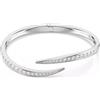 SWAROVSKI BRACCIALE RIGIDO VIENNA, SWAN, TAGLIO ROUND, PLACCATO RODIO L - 17.9 CM