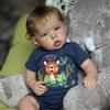 Zero Pam Bebe Reborn Garcon 50 CM Silicone Corpo pieno Realistico Bambola Bambola Bocca Aperta Realistica Bambola Ragazzo Con Accessori Sembra Un Ragazzo Reale Bambino Giocattoli Per Bambini di 3 Anni