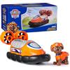 PAW Patrol, Zuma's Hovercraft, Toy Vehicle with Collectible Action Figure, Sustainably Minded Kids Toys for Boys & Girls Ages 3 and Up