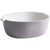 Veemoon Cestello di Drenaggio per Frutta e Verdura Doppio Strato in PP Maniglie Ergonomiche Colino da Cucina Staccabile Grigio Chiaro per Lavaggio e Scolatura Utensile Salvaspazio per