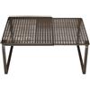 Wodsty Scaffale impilabile per armadietti, con design in larghezza espandibile, per un posizionamento flessibile in casa o in ufficio, struttura in metallo (1 nero (22 cm)