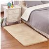 DAIHAN Tappeto Morbido Per Soggiorno Camera Da Letto Shaggy Tappeti Antiscivolo Cammello 60X90CM