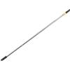 AUNMAS Asta telescopica acciaio inossidabile, resistente con giunti a baionetta, regolabile in lunghezza fino a 115 cm per pittura muri soffitti, pulizia lampadine grondaie