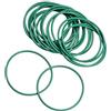 Generic XYWHPGV O-ring in gomma fluorurata, diametro esterno 39 mm, diametro interno 36 mm, larghezza 1,5 mm, guarnizione di tenuta in FKM per tubazioni idrauliche di veicoli, verde, confezione da 20(c75b4 b