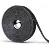 Risareyi Nastro Adesivo per Zanzariera Porta Finestra Termico Tenda, Nero - Nastro Magico Gancio Hook, 6m di Lunghezza, Senza Perforazione