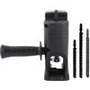 LiebeWH Adattatore per Trapano Elettrico- Adattatore per Alternativa Portatile Testa di Conversione per Motosega con 3 Seghe per il Taglio di Metalli in Legno (Nero)