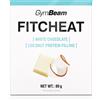 GymBeam Cioccolato Proteico Fitcheat 80 g Cioccolato Bianco - Cocco
