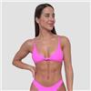 GymBeam Top del Costume da Bagno CURACAO Pink S