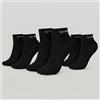GymBeam Calze Quarter 3Pack Black S
