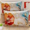 PETTI Artigiani Italiani - Coppia di Federe Cuscino 40x60 cm in Microfibra, Cuscini Arredo Camera da Letto, Divano, Salotto, Set 2 Fodere Copricuscino, Federa Floreale 06 9, 100% Made in Italy