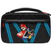 PDP Custodia Messenger GLOW Mario Kart Drift Nintendo Switch, Kart Drift, Nero e blu